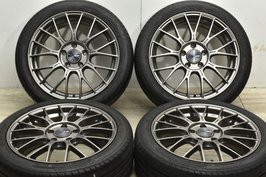 良好品】エンケイ PFM1 17in 7J +48 PCD114.3 ナンカン AS-2+