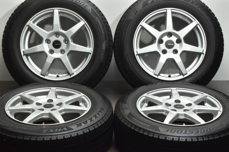 バリ溝】テクマグ 16in 7J +50 PCD112 ブリヂストン ブリザック VRX2 205/65R16 MINI F60 ミニクーパー 交換用  スタッドレス 中古 スタッドレスタイヤホイールセット | パーツ販売ナンバーワン