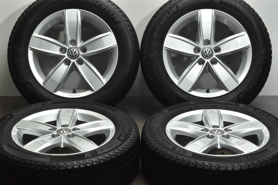 美品】VW ポロ 純正 オプション コルヴァーラ 15in 5.5J +40 PCD100