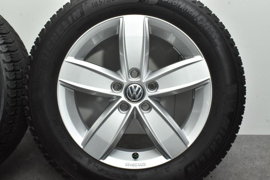 美品】VW ポロ 純正 オプション コルヴァーラ 15in 5.5J +40 PCD100