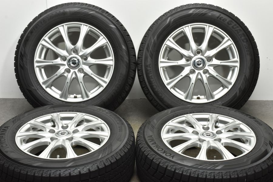 バリ溝 美品】ジョーカー 15in 6J +53 PCD114.3 ヨコハマ アイスガード  