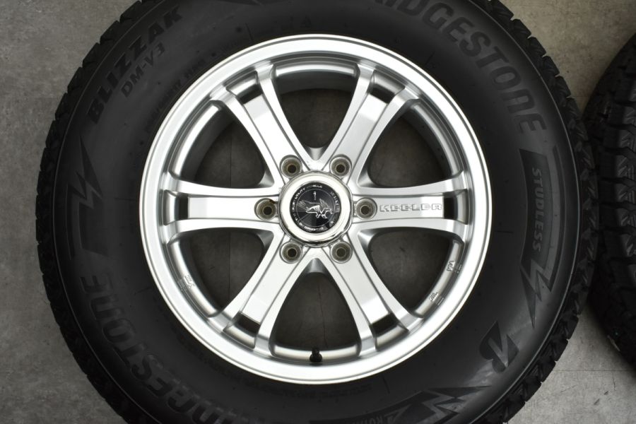 良好品】WEDS キーラー 17in 7.5J +25 PCD139.7 ブリヂストン