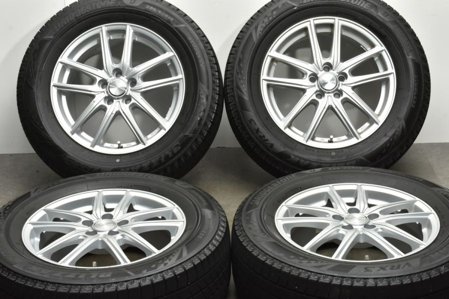 バリ溝 美品】エコフォルム 16in 6.5J +48 PCD100 ブリヂストン ブリザック VRX3 225/60R16 XV Sフォレスター  交換用 スタッドレス 中古 スタッドレスタイヤホイールセット | パーツ販売ナンバーワン