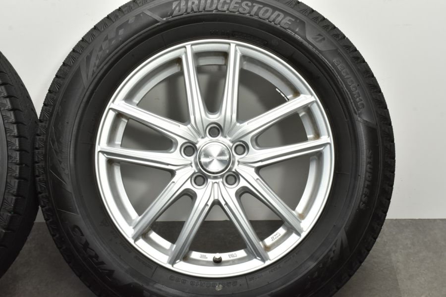 バリ溝 美品】エコフォルム 16in 6.5J +48 PCD100 ブリヂストン ブリザック VRX3 225/60R16 XV Sフォレスター  交換用 スタッドレス 中古 スタッドレスタイヤホイールセット | パーツ販売ナンバーワン