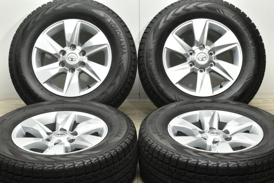 美品】ランクルプラド150後期使用 スタッドレスタイヤ・ホイールセット