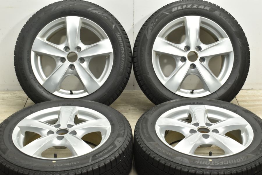 バリ溝】AGA 15in 6J +40 PCD100 ブリヂストン ブリザック VRX3 185/60R15 VW ポロ アウディ A1 交換用  スタッドレス 中古 スタッドレスタイヤホイールセット | パーツ販売ナンバーワン