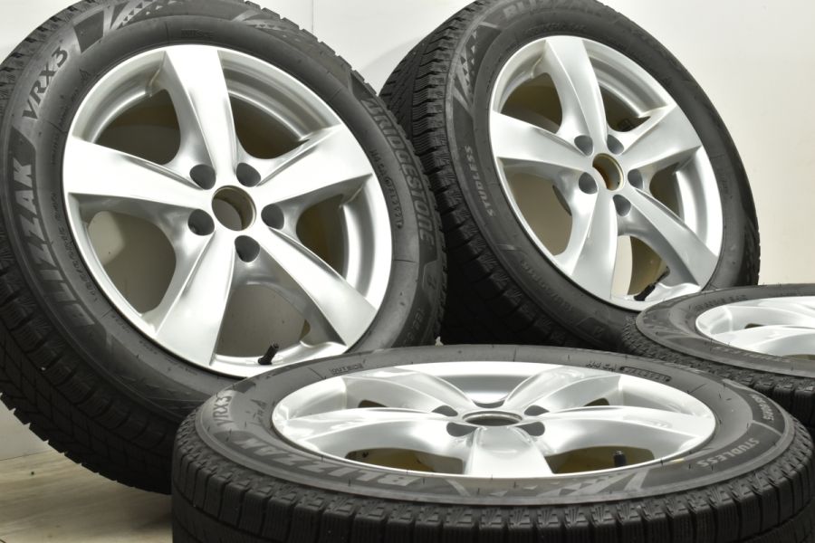 バリ溝】AGA 15in 6J +40 PCD100 ブリヂストン ブリザック VRX3 185/60R15 VW ポロ アウディ A1 交換用  スタッドレス 中古 スタッドレスタイヤホイールセット | パーツ販売ナンバーワン