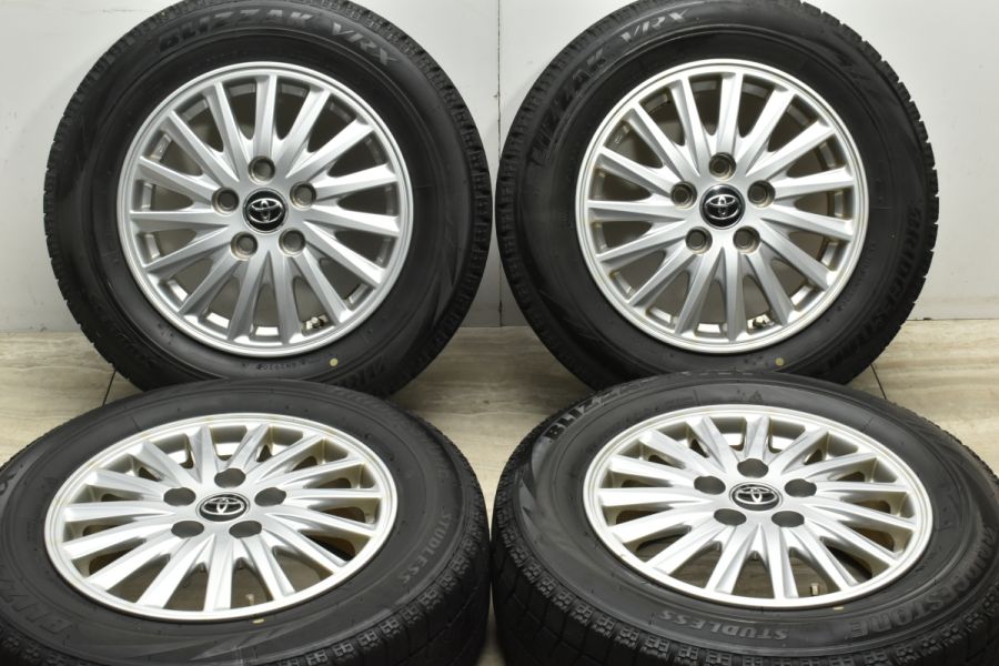 良好品】トヨタ 80 ノア ヴォクシー 純正 15in 6J +50 PCD114.3 ブリヂストン ブリザック VRX 195/65R15  エスクァイア 流用 中古 スタッドレスタイヤホイールセット | パーツ販売ナンバーワン