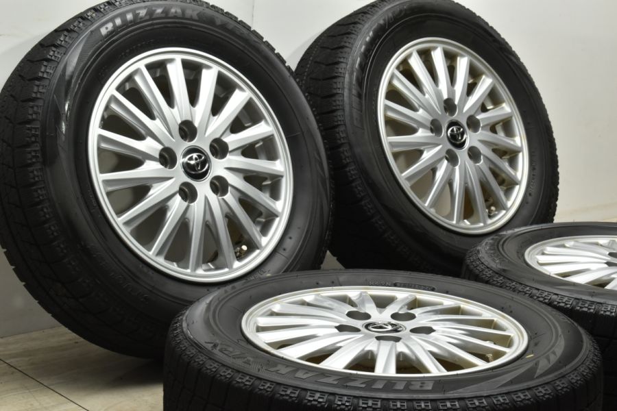 良好品】トヨタ 80 ノア ヴォクシー 純正 15in 6J +50 PCD114.3 ブリヂストン ブリザック VRX 195/65R15  エスクァイア 流用 中古 スタッドレスタイヤホイールセット | パーツ販売ナンバーワン