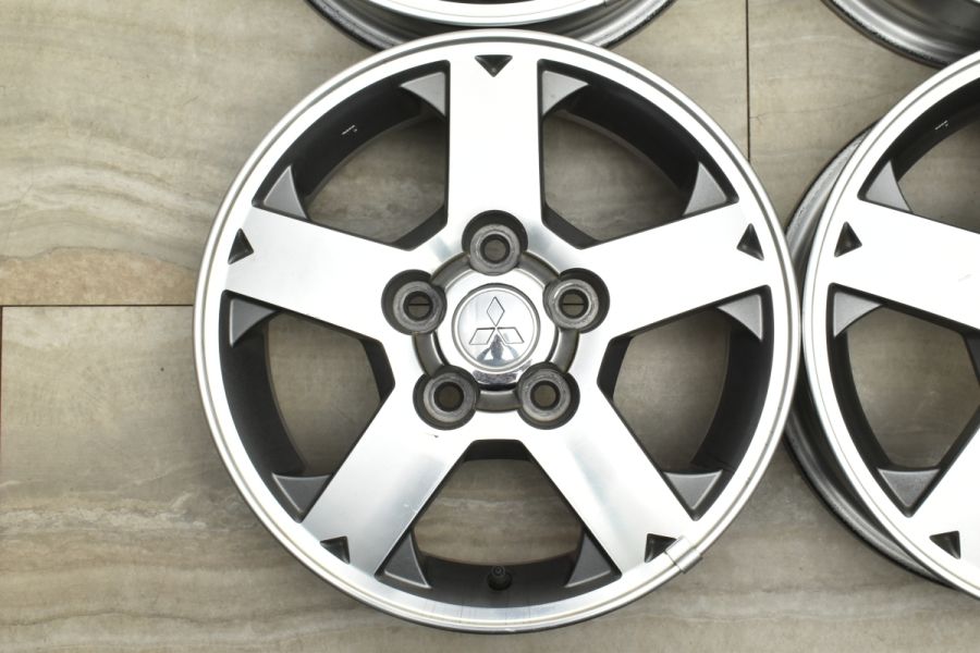 良好品】ミツビシ パジェロミニ 純正 15in 5.5J +46 PCD114.3 4本