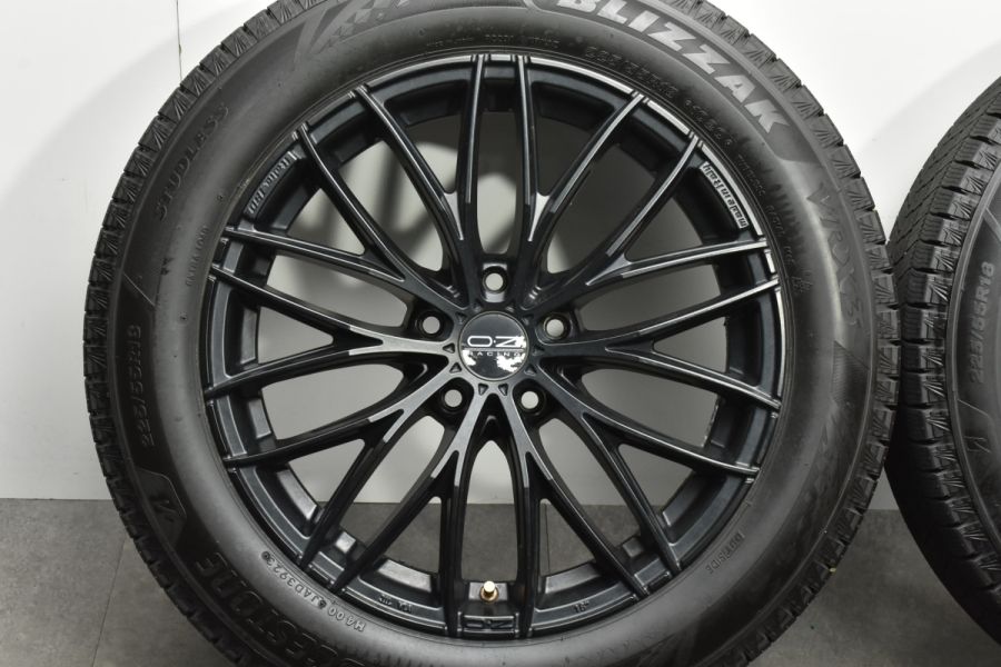 バリ溝 VRX3】OZ italia150 18in 8J +45 PCD114.3 ブリヂストン
