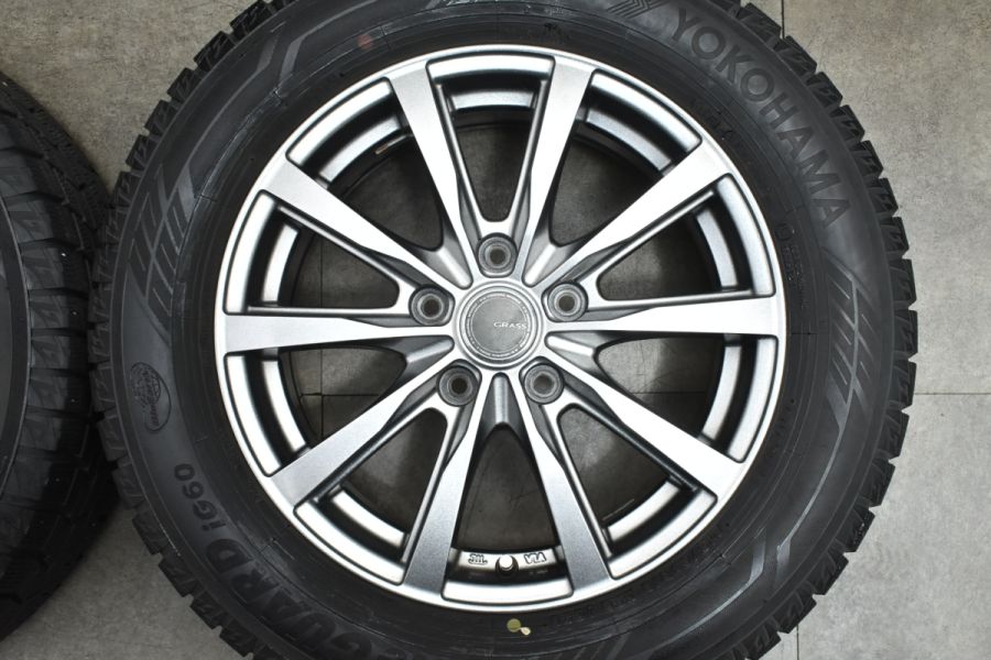 程度良好品】GRASS 16in 6.5J +53 PCD114.3 ヨコハマ アイスガード