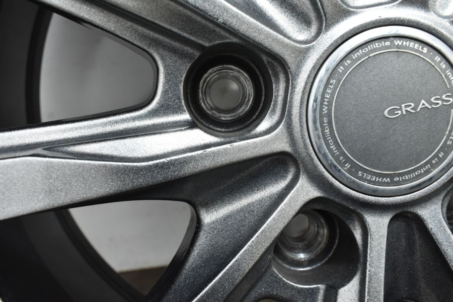 程度良好品】GRASS 16in 6.5J +53 PCD114.3 ヨコハマ アイスガード 