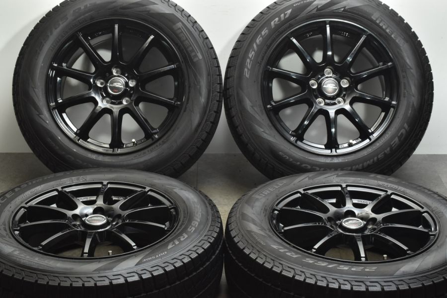 良好品】シュナイダー 17in 7J +48 PCD114.3 ピレリ アイスアシンメトリコプラス 225/65R17 NX ハリアー RAV4  エクストレイル 中古 スタッドレスタイヤホイールセット | パーツ販売ナンバーワン