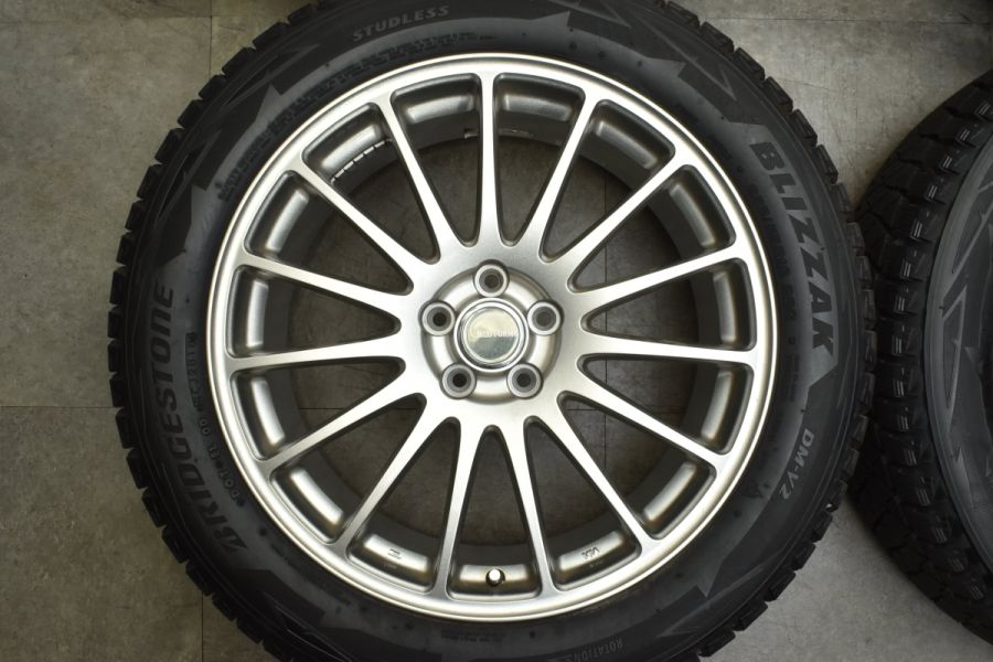 バリ溝 美品エコフォルム 18in 7.5J +53 PCD100 ブリヂストン