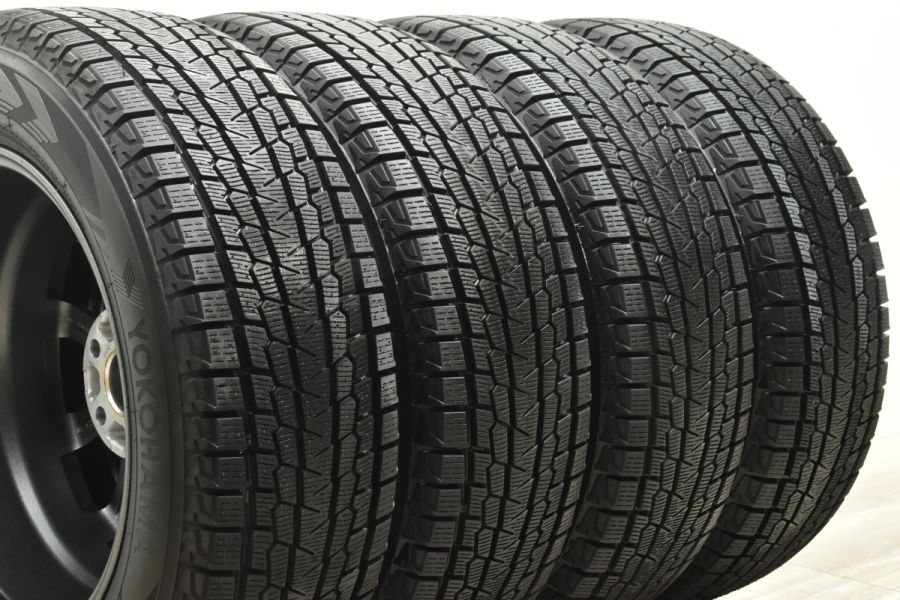 ☆送料込☆23年☆バリ溝☆ヨコハマ アイスガード G075 225/55R19 バリ溝】プレミックス グラッパ 17in 7J +38 PCD114.3 ヨコハマ