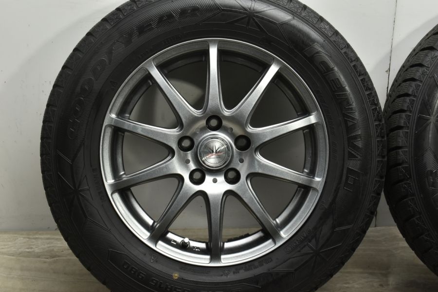 良好品】ロクサーニスポーツ 16in 6.5J +38 PCD114.3 グッドイヤー 