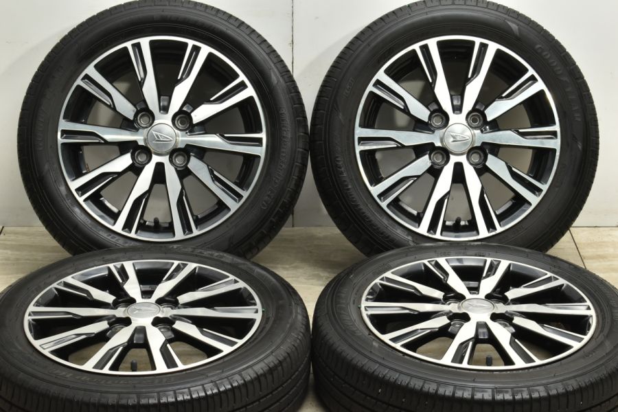 バリ溝】ダイハツ タント カスタム 純正 14in 4.5J +45 PCD100 グッドイヤー エフィシェントグリップ 155/65R14 ムーヴ  ウェイク 中古 タイヤホイールセット | パーツ販売ナンバーワン