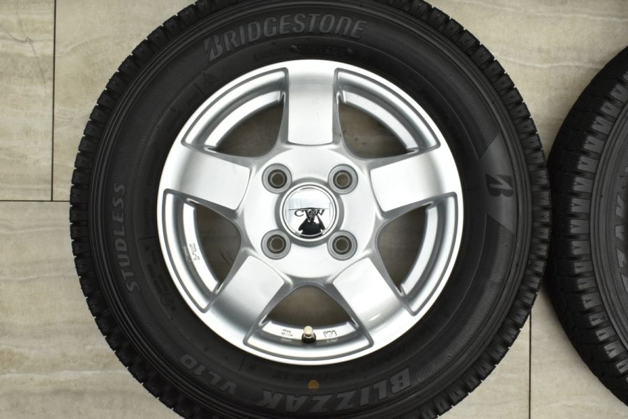 バリ溝 美品】TWS CVW-01 12in 3.50B +45 PCD100 ブリヂストン