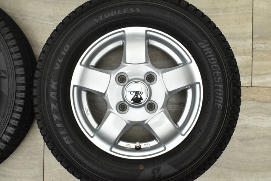 美品】CVW-01 14in 5J +45 PCD114.3 ブリヂストン ブリザック VL1 165/80R14 交換用 冬タイヤ NV200  バネット デリカD:3 中古 スタッドレスタイヤホイールセット | パーツ販売ナンバーワン