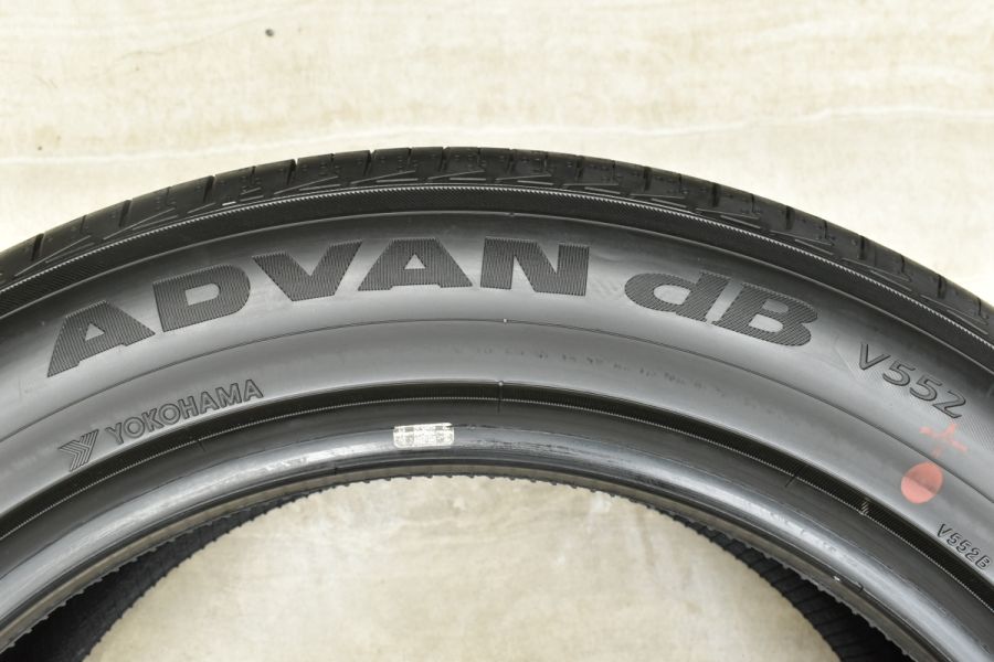 2023年製 バリ溝】ヨコハマ アドバン dB V552 225/55R18 4本