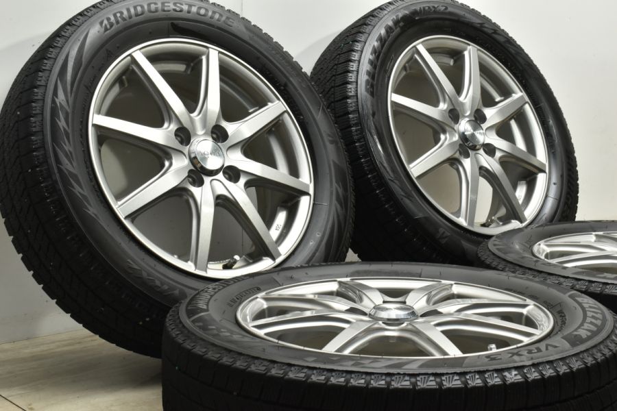 スタッドレスタイヤSET　2017年 ブリヂストン ブリザックVRX 175/65R15 アクア カローラ フィールダー スペイド ポルテ ヤリス等 スタッドレスタイヤSET 2017年 ブリヂストン ブリザックVRX 175/65R15