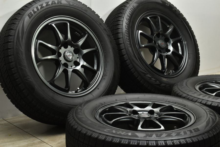 バリ溝】ESTROSA 16in 6.5J +35 PCD114.3 ブリヂストン ブリザック