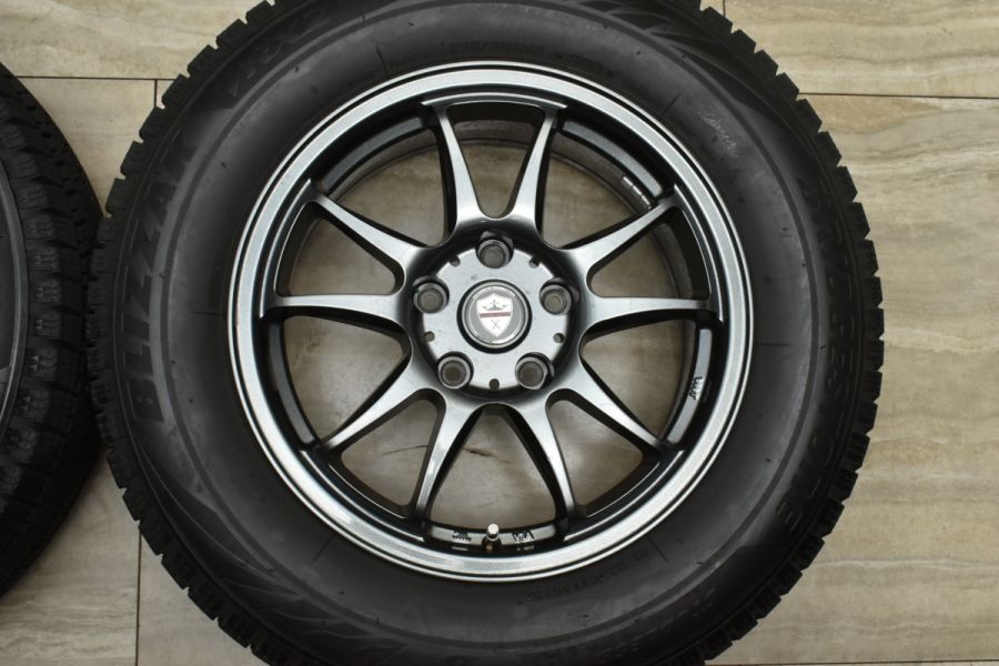 バリ溝】ESTROSA 16in 6.5J +35 PCD114.3 ブリヂストン ブリザック