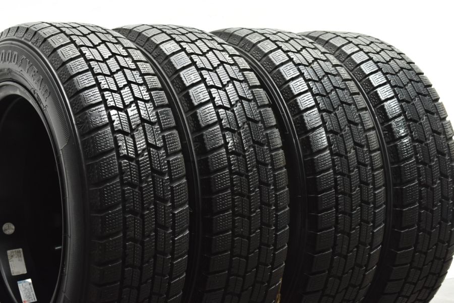 バリ溝】ロクサーニスポーツ 14in 5.5J +42 PCD100 グッドイヤー 