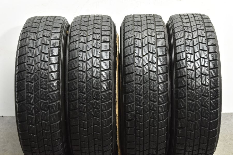 バリ溝】ロクサーニスポーツ 14in 5.5J +42 PCD100 グッドイヤー 