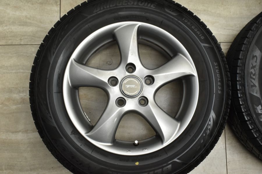 バリ溝品 2023年製】TOPRUN 15in 6J +53 PCD114.3 ブリヂストン
