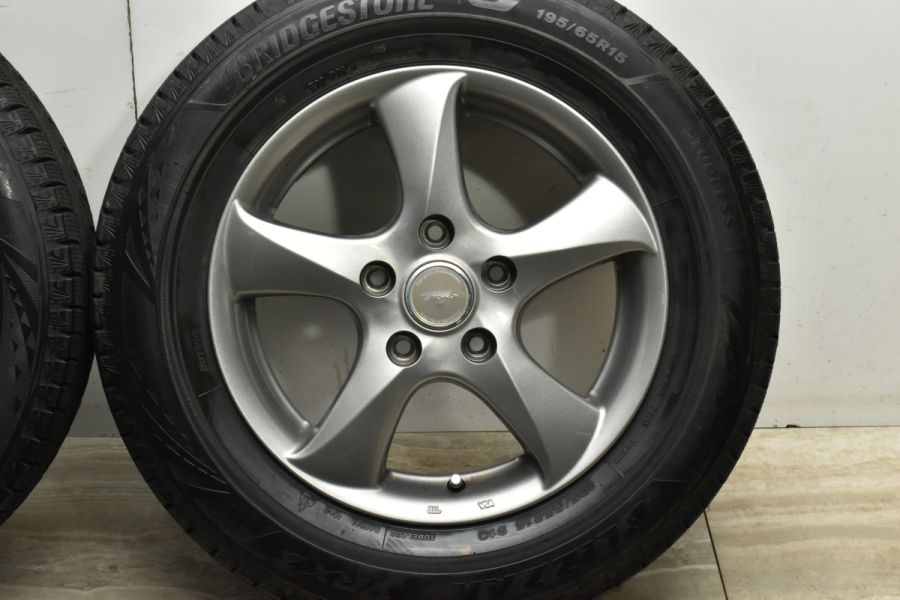 バリ溝品 2023年製】TOPRUN 15in 6J +53 PCD114.3 ブリヂストン ブリザック VRX3 195/65R15 ノア ヴォクシー  エスクァイア プレマシー 中古 スタッドレスタイヤホイールセット | パーツ販売ナンバーワン