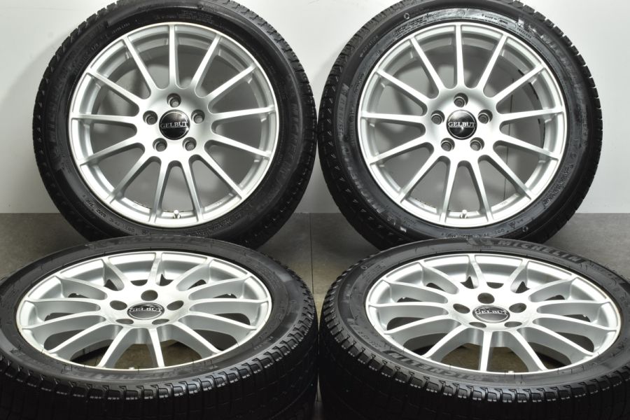 GELBUT 17in 7J +49 PCD112 ミシュラン X-ICE 3+ 235/45R17 VW ゴルフ ジェッタ パサート 交換用  スタッドレス 中古 スタッドレスタイヤホイールセット | パーツ販売ナンバーワン