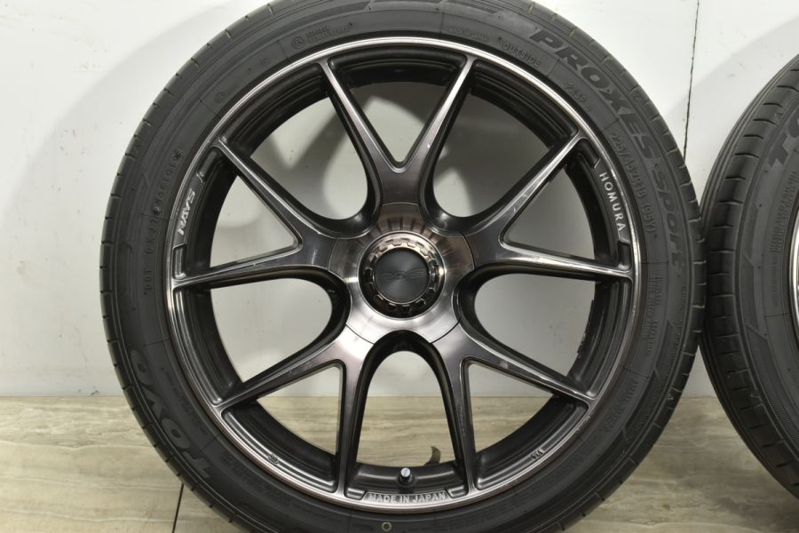 注目の 2×5S ホムラ HOMURA 人気ホイール】RAYS 18in PCD100 +43 8J タイヤ・ホイール