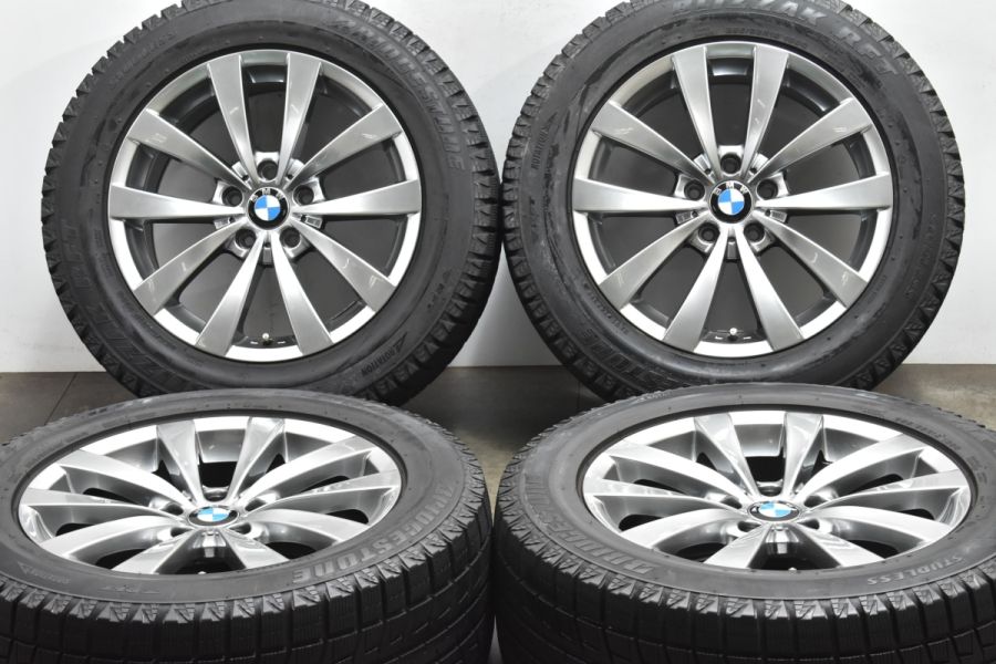 BMW専用設計】MOTEC GLEN 18in 8.5J +46 PCD120 ブリヂストン ブリザック RFT 255/55R18 BMW E70  F15 X5 F16 X6 モーテックグレン 中古 スタッドレスタイヤホイールセット | パーツ販売ナンバーワン