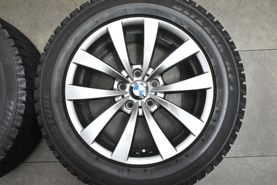 BMW専用設計】MOTEC GLEN 18in 8.5J +46 PCD120 ブリヂストン ブリザック RFT 255/55R18 BMW E70  F15 X5 F16 X6 モーテックグレン 中古 スタッドレスタイヤホイールセット | パーツ販売ナンバーワン