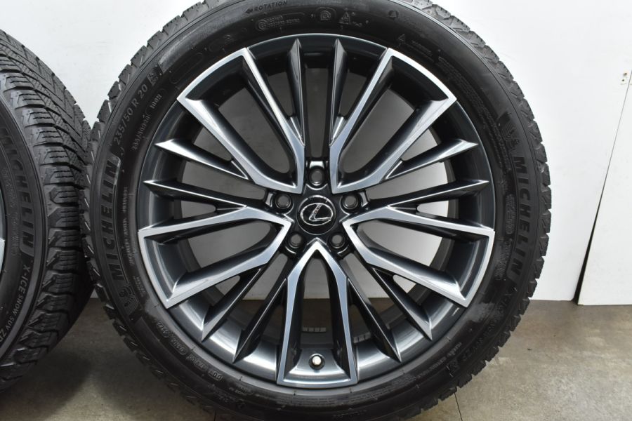 超バリ溝 美品】レクサス 20系 NX バージョンL 純正 20in 7.5J +35