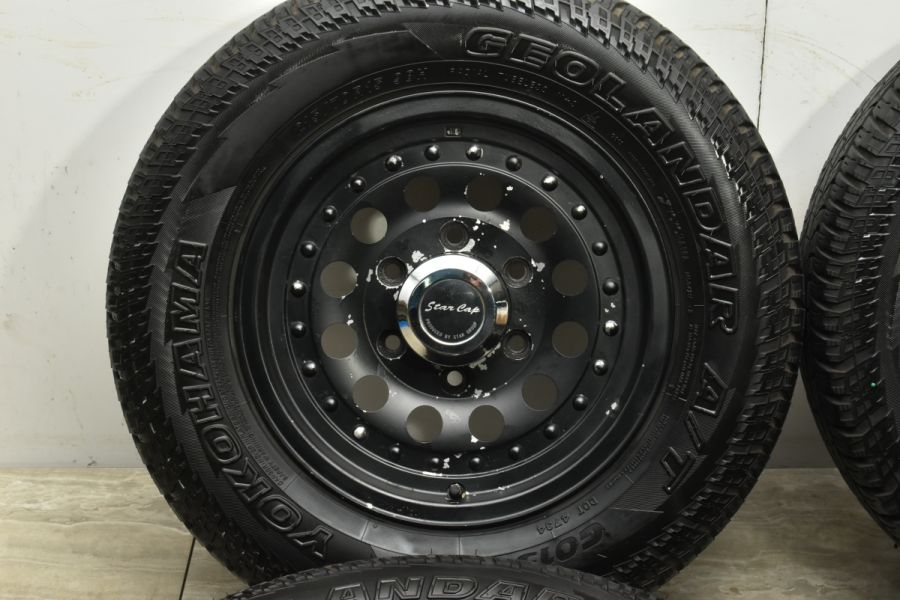 ハイエースサイズ】STAR CAP 15in 6J +22 6穴 PCD139.7 ヨコハマ