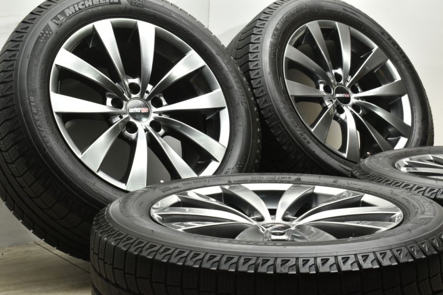 MOTEC グレン BMW X5 X6 19インチアルミホイール4本 9J +48 5H 120 ピレリ255/50 R19 スタッドレスタイヤ  モーテック｜5穴