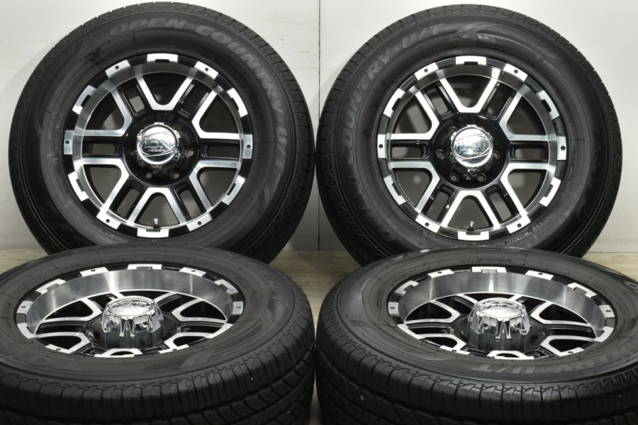 バリ溝 2024年製】ION ALLOY 17in 8J +10 PCD139.7 トーヨー オープンカントリー U/T 265/65R17 プラド  ハイラックス サーフ 中古 タイヤホイールセット | パーツ販売ナンバーワン