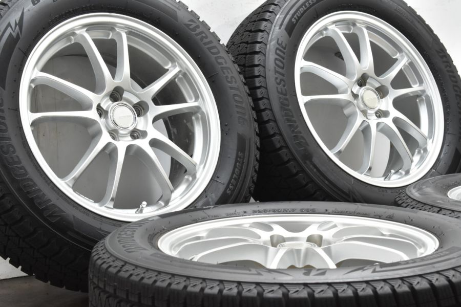 バリ溝 スタッドレス】ECO FORME 17in 7J +53 PCD100 ブリヂストン 