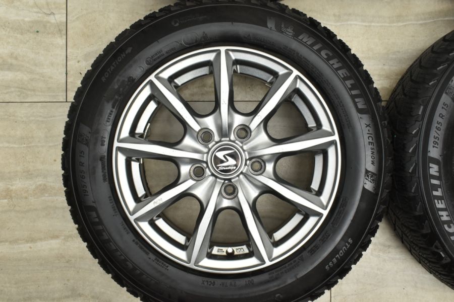 ストレンジャー 15in 6J +52 PCD114.3 ミシュラン X-ICE SNOW 195