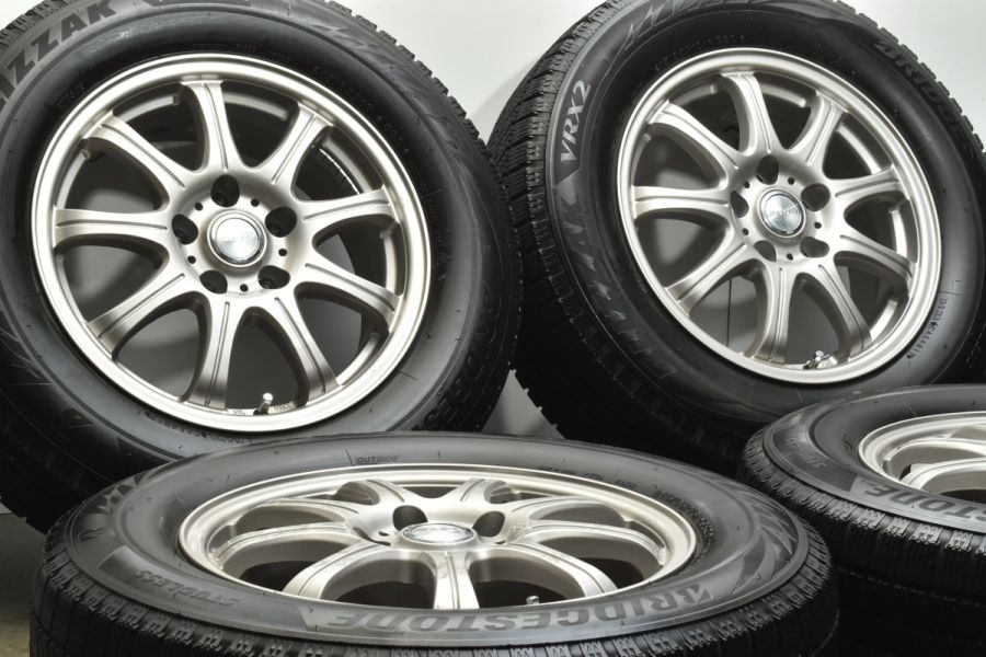 LAYCEA 16in 6.5J +38 PCD114.3 ブリヂストン ブリザック VRX2 215/65R16 アルファード エルグランド  CX-30 MX-30 中古 スタッドレスタイヤホイールセット | パーツ販売ナンバーワン