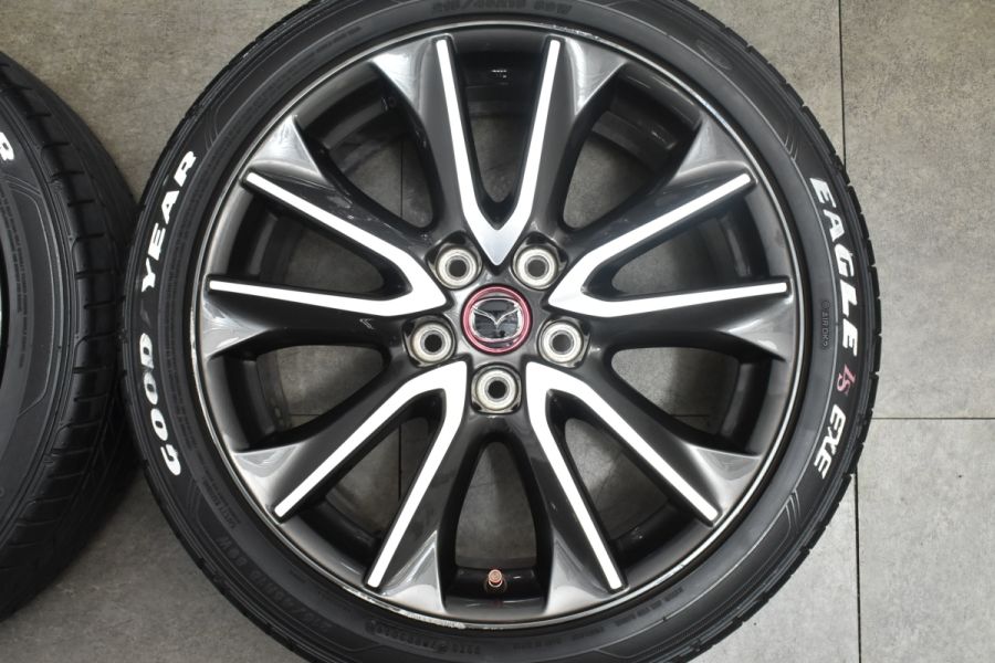 アクセラ 流用サイズ】マツダ CX-3 純正 18in 7J +50 PCD114.3 アクセラ 流用サイズ】マツダ CX-3 純正 18in 7J +50 PCD114.3