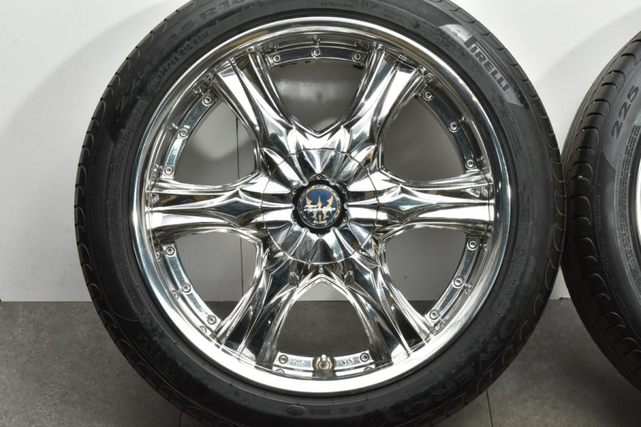 M'zSpeed juno crystalline 18in 7.5J +48 マルチ PCD114.3/100 ピレリ