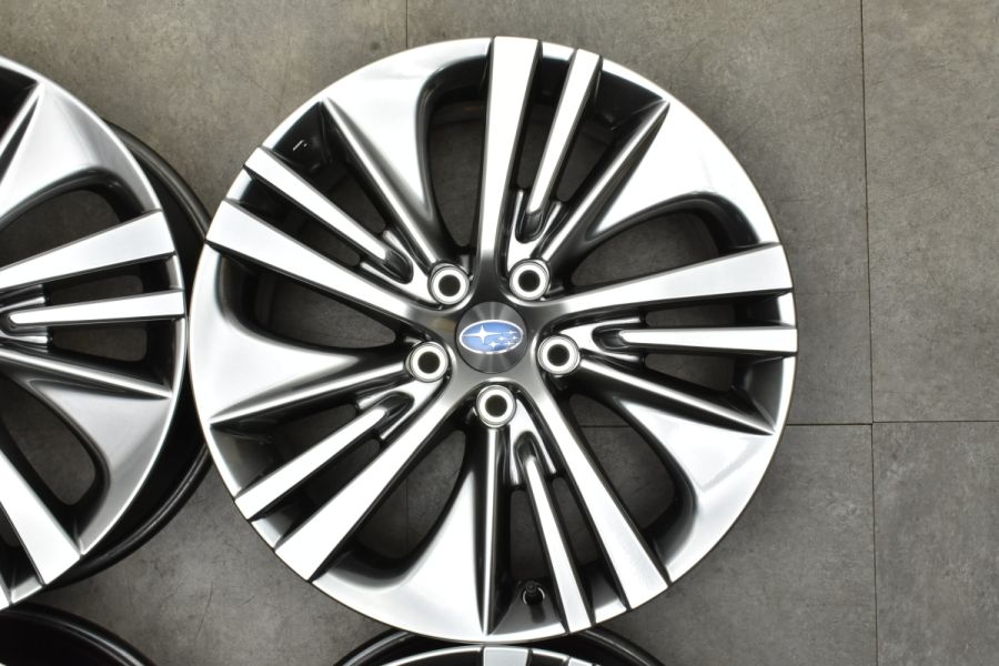 新車外し 美品】スバル レヴォーグ レイバック 純正 18in 7J +55