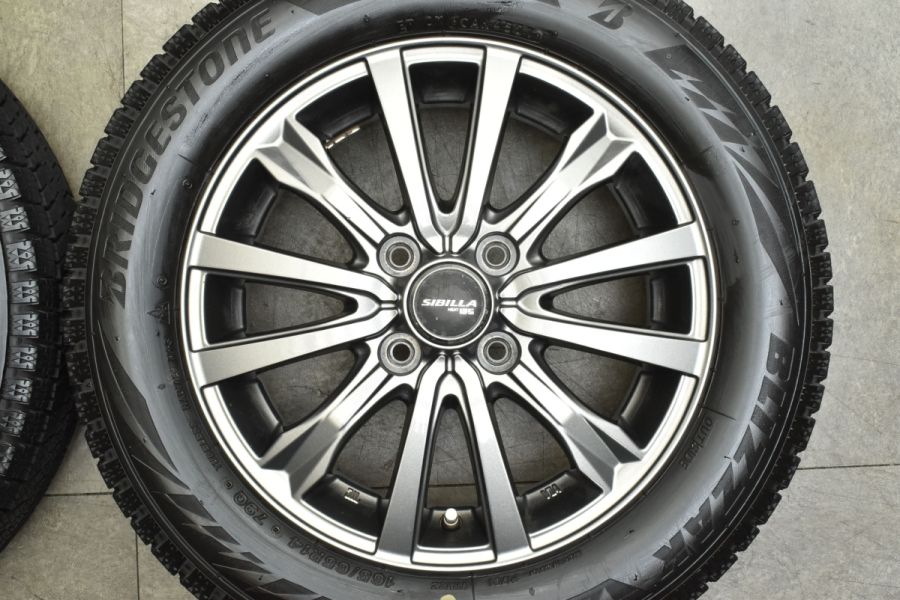 超バリ溝！】165/65R14 スタッドレスタイヤ ブリヂストン ブリザック