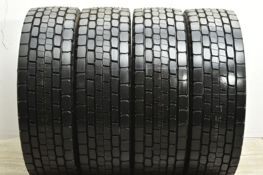 265/70R19.5 ダンロップSP680 極バリ目2本鉄ホイール付