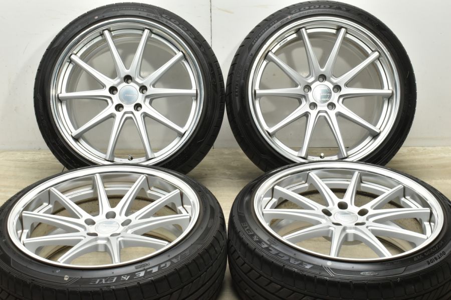 アルファード等に】WORK GNOSIS CV201 20in 9.5J +38 グッドイヤー EAGLE LS EXE 245/40R20  ヴェルファイア 2ピース コンケイブ ワーク 中古 タイヤホイールセット | パーツ販売ナンバーワン