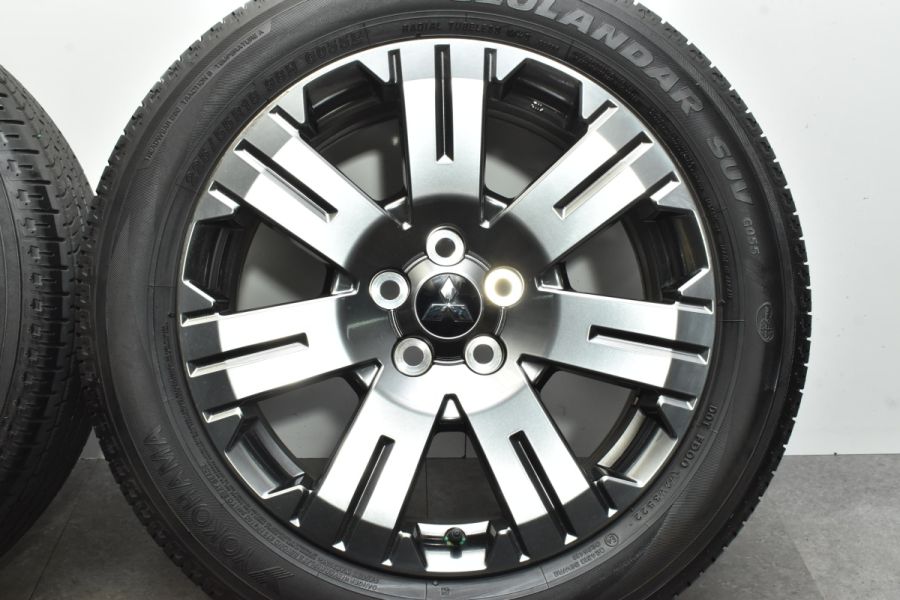 デリカD:5 JASPER専用純正タイヤ付アルミホイール　イボあり！ デリカD:5 ジャスパー 純正 ホイール4本セット(タイヤ付)